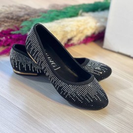 کفش کالج زنانه بابت نگینی در 2 طرح