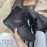 کتونی ساقدار زنانه مدل ورساچه رنگ مشکی